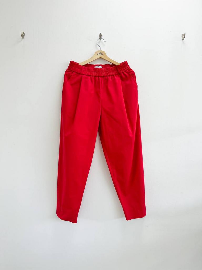 Брюки-слоучи из хлопка