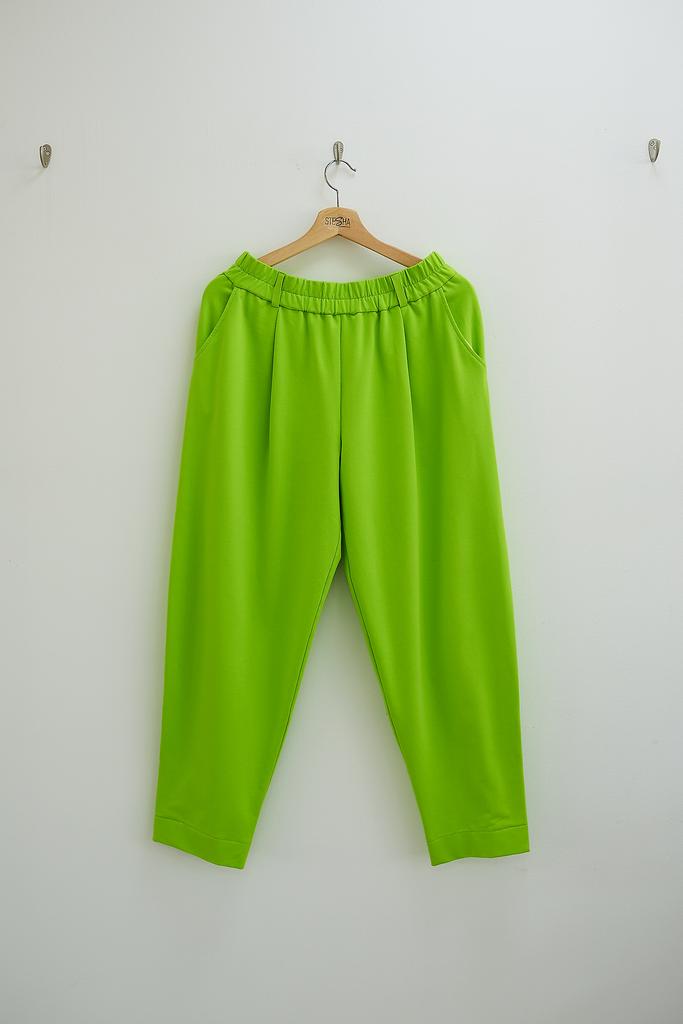 Брюки-слоучи трикотажные