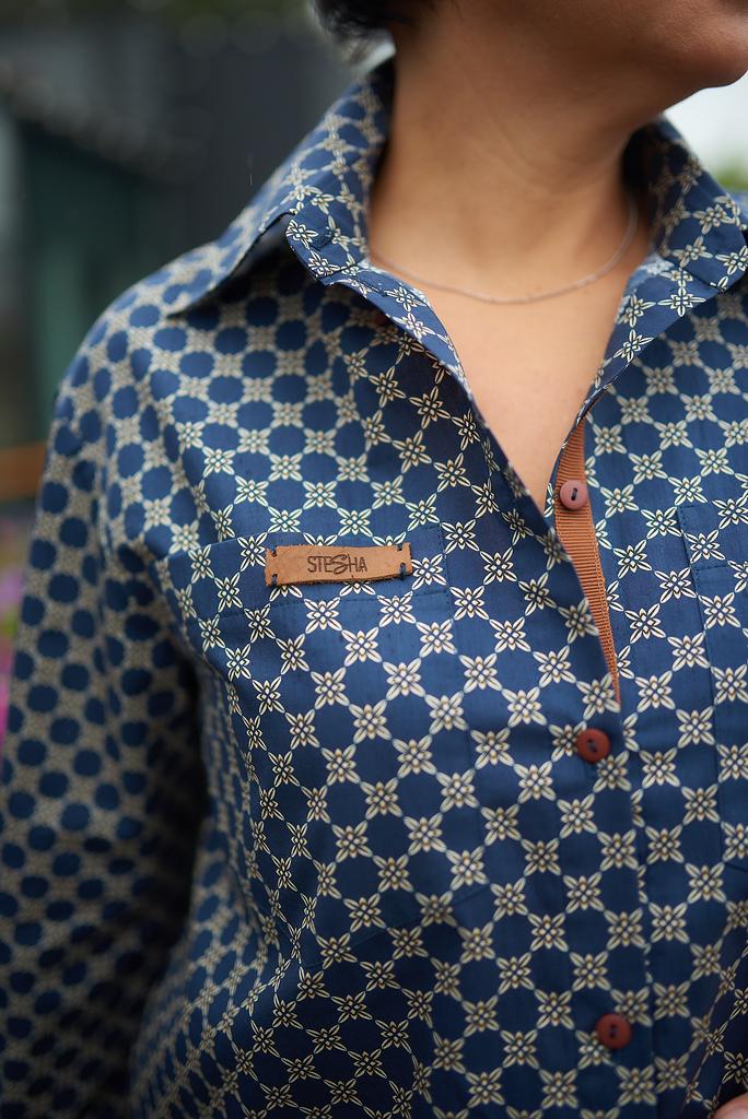 Рубашка с принтом