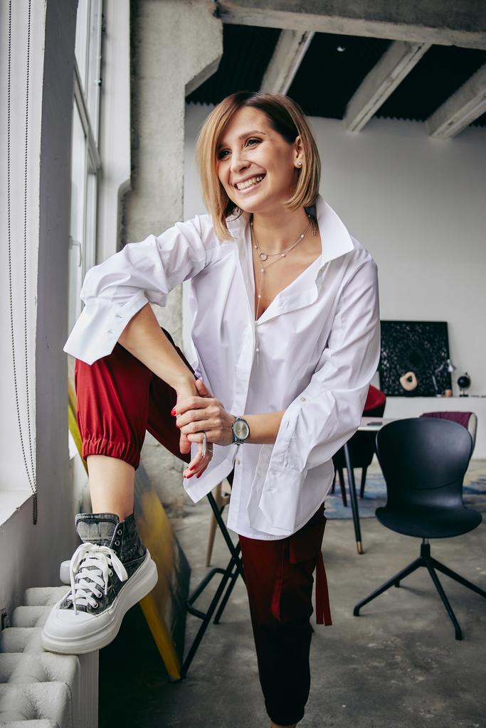 Рубашка с планками белая