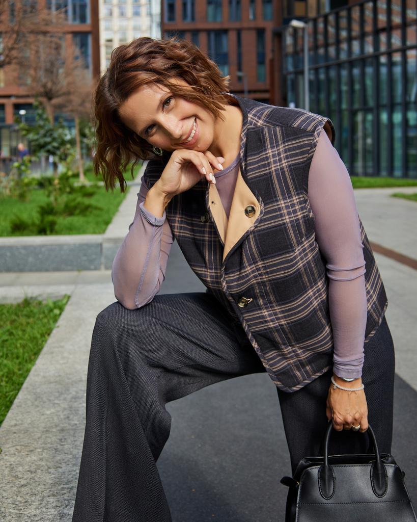 Жилет стёганый двухсторонний, бежевый