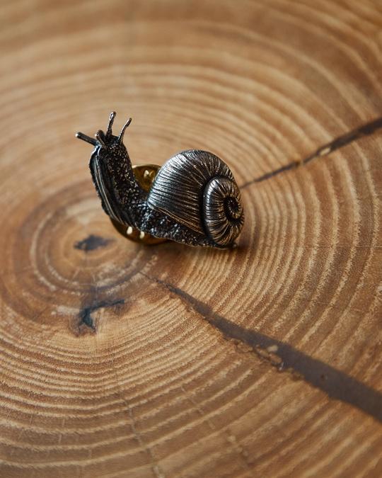 Брошка-значок "Улитка"