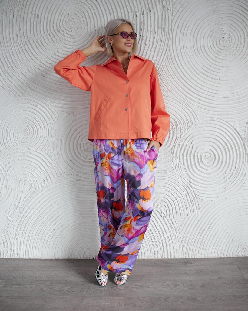 Брюки-палаццо, цветные