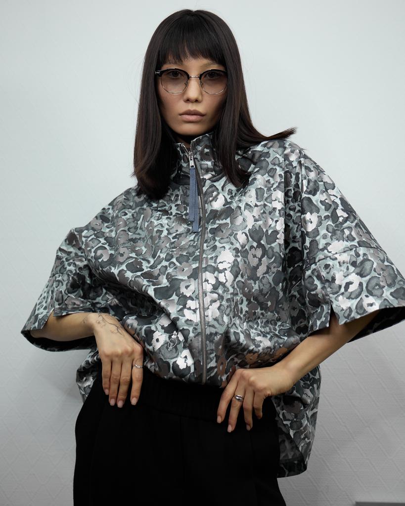 Жакетна молнии , серый