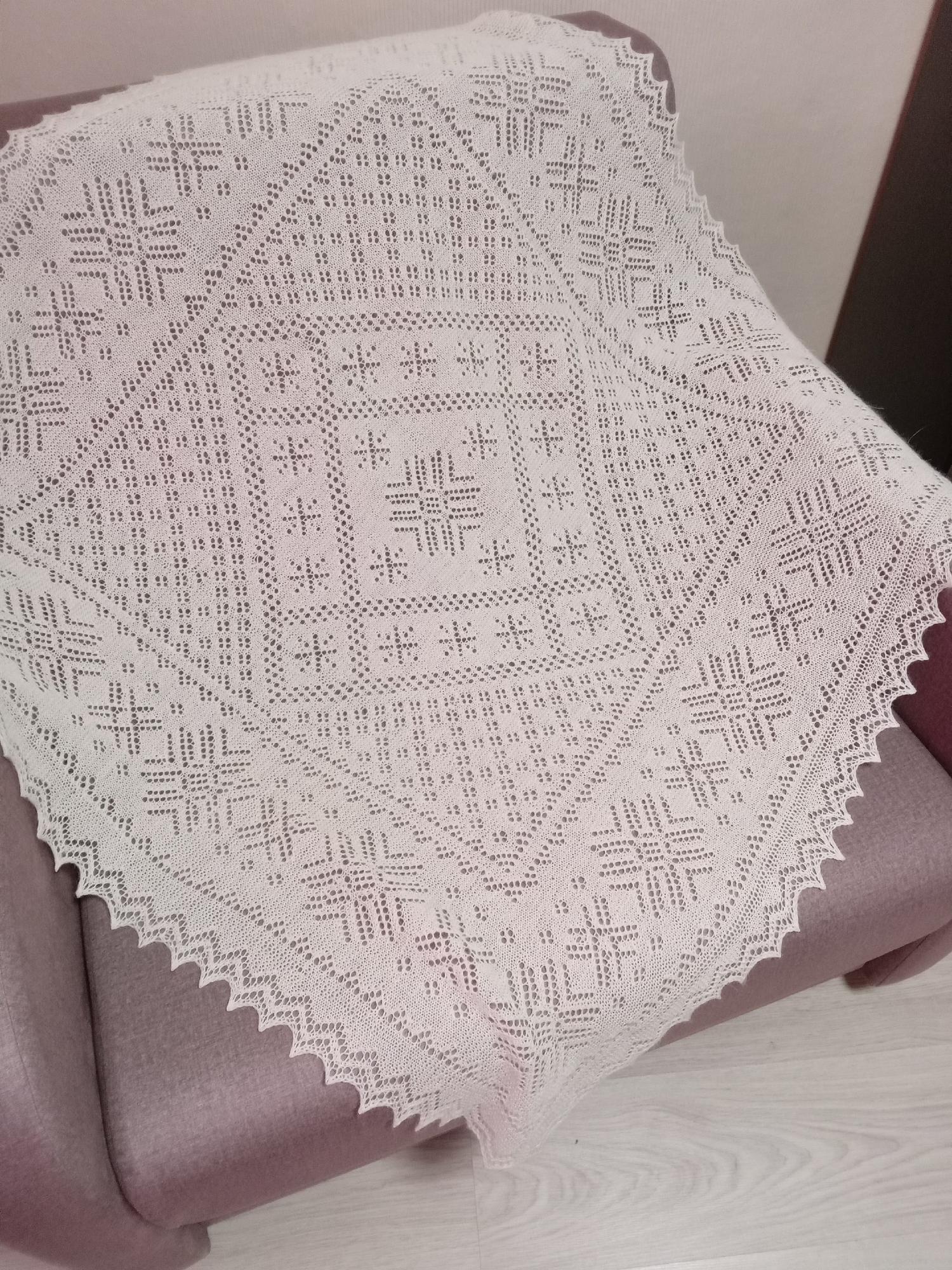 Платок и палантин Зимние вечера.