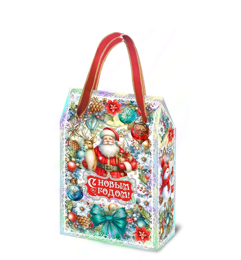 Новогодний подарок "Сумочка калейдоскоп чудес" 600гр