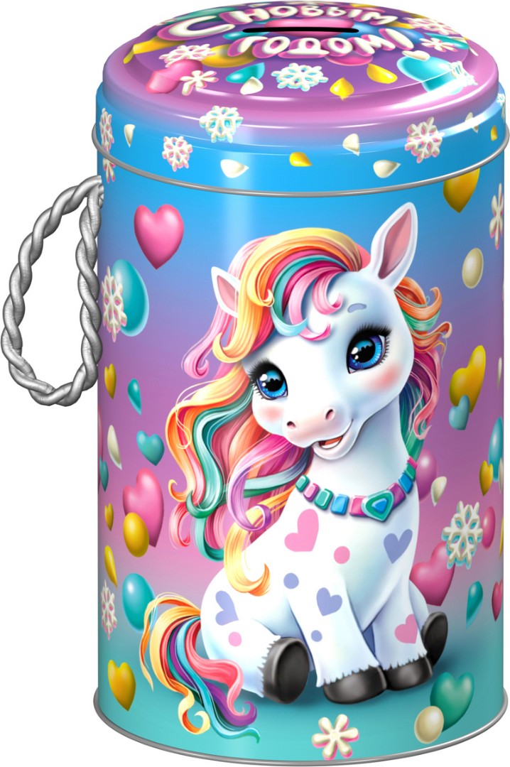 Новогодний подарок "Копилка кудряшка" 400гр