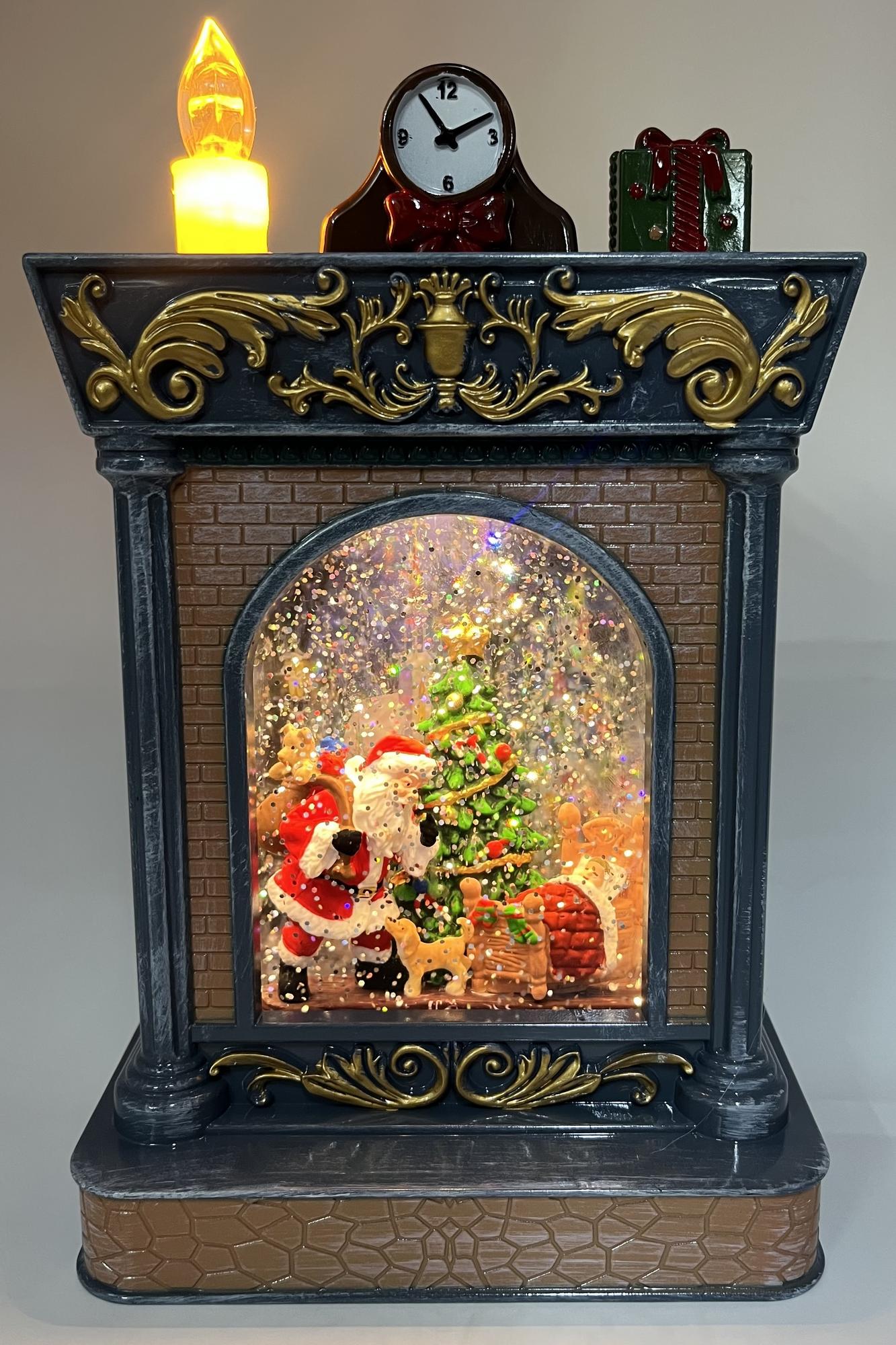 Новогодний подарок "Фонарь камин"