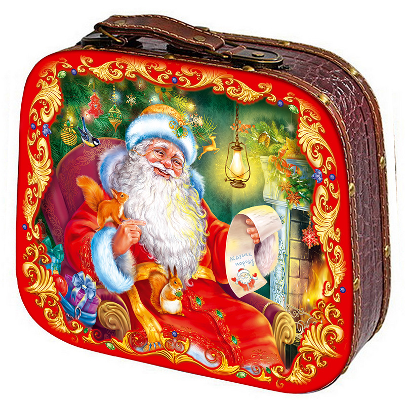 Новогодний подарок "Чемодан исполнения желаний"800гр
