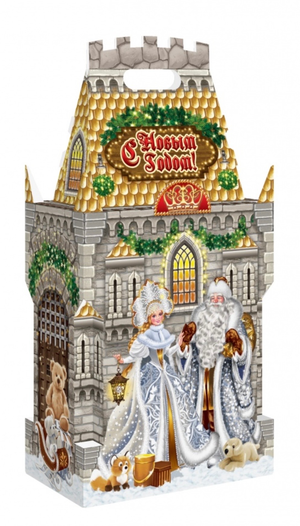 Новогодний подарок "Замок на балу" 1500гр