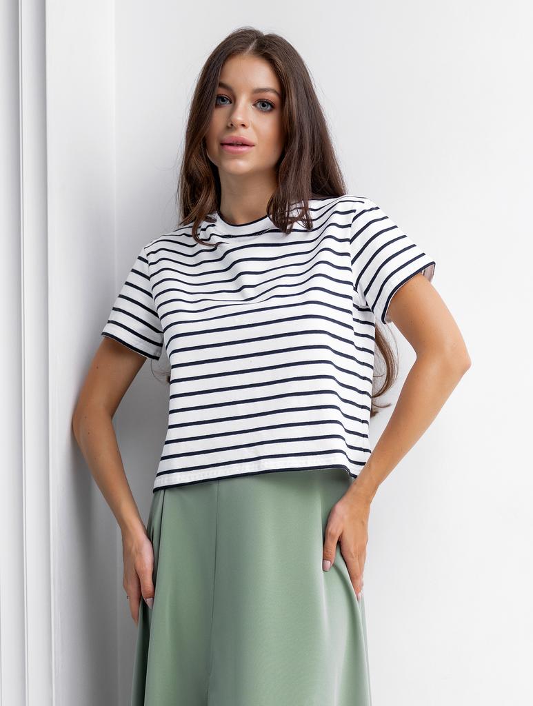 Тельняшка Белый/Т. синий