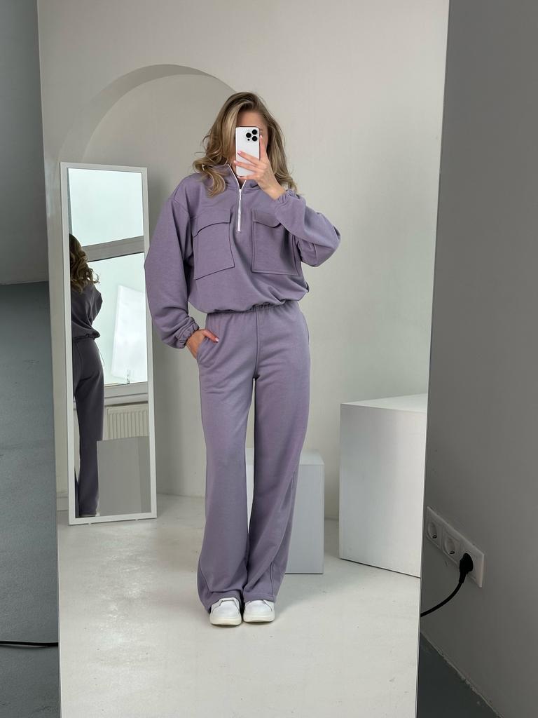 Брюки WIDE Пыльная сирень