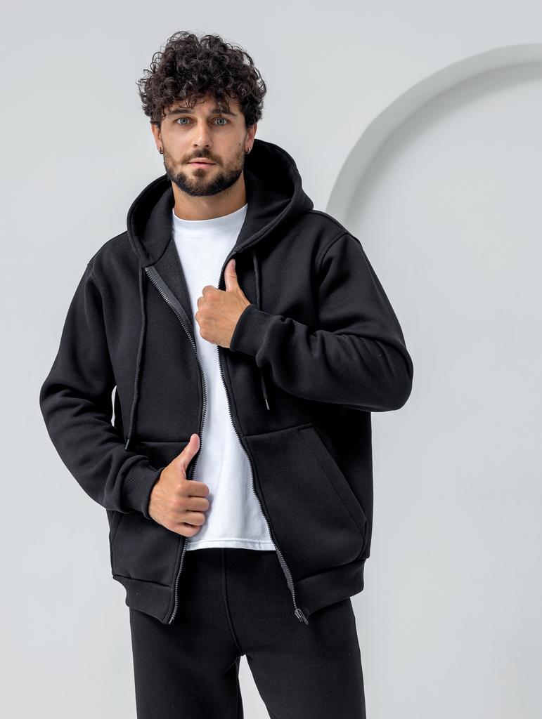Худи ZIP WARM MEN Черный