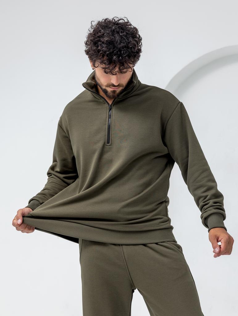 Худи COLLAR MEN Хаки