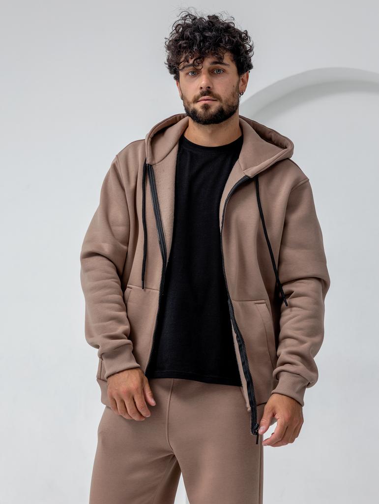 Худи ZIP WARM MEN Мокко