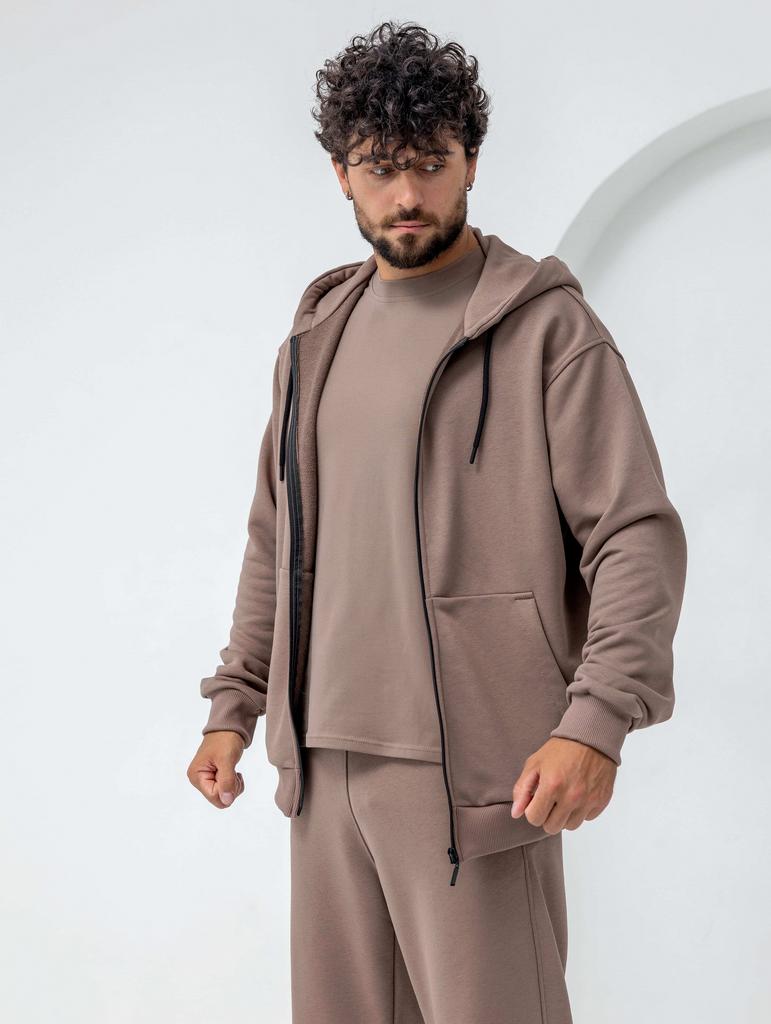 Худи ZIP MEN Мокко