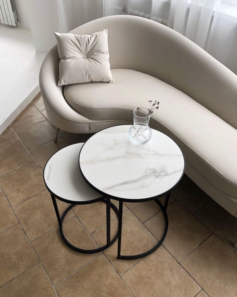 Комплект столов Marble/BLACK
