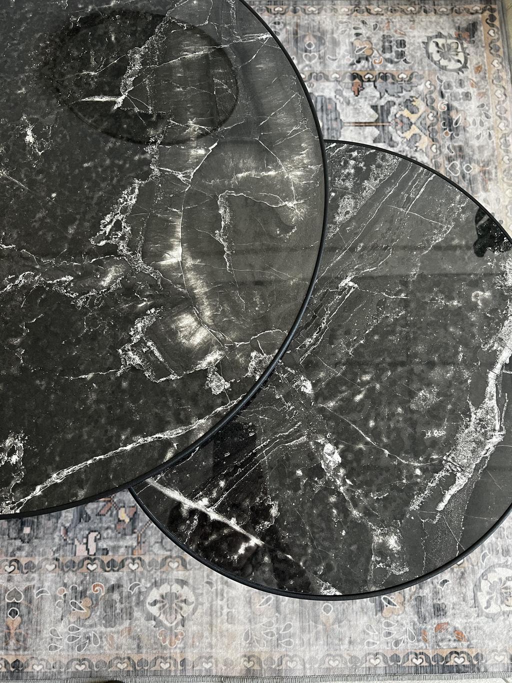 Комплект столов MARBLE BLACK от LUCHI (ребрендинг из ЖЕЛЕZЯКА)
