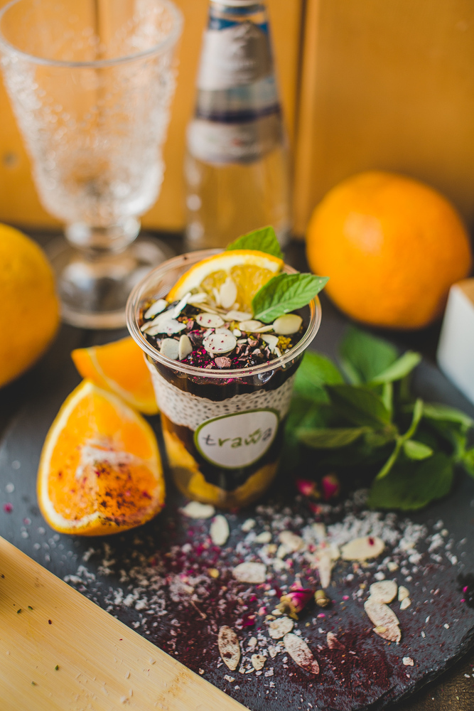 Чиа-пудинг "Шоколад-апельсин"