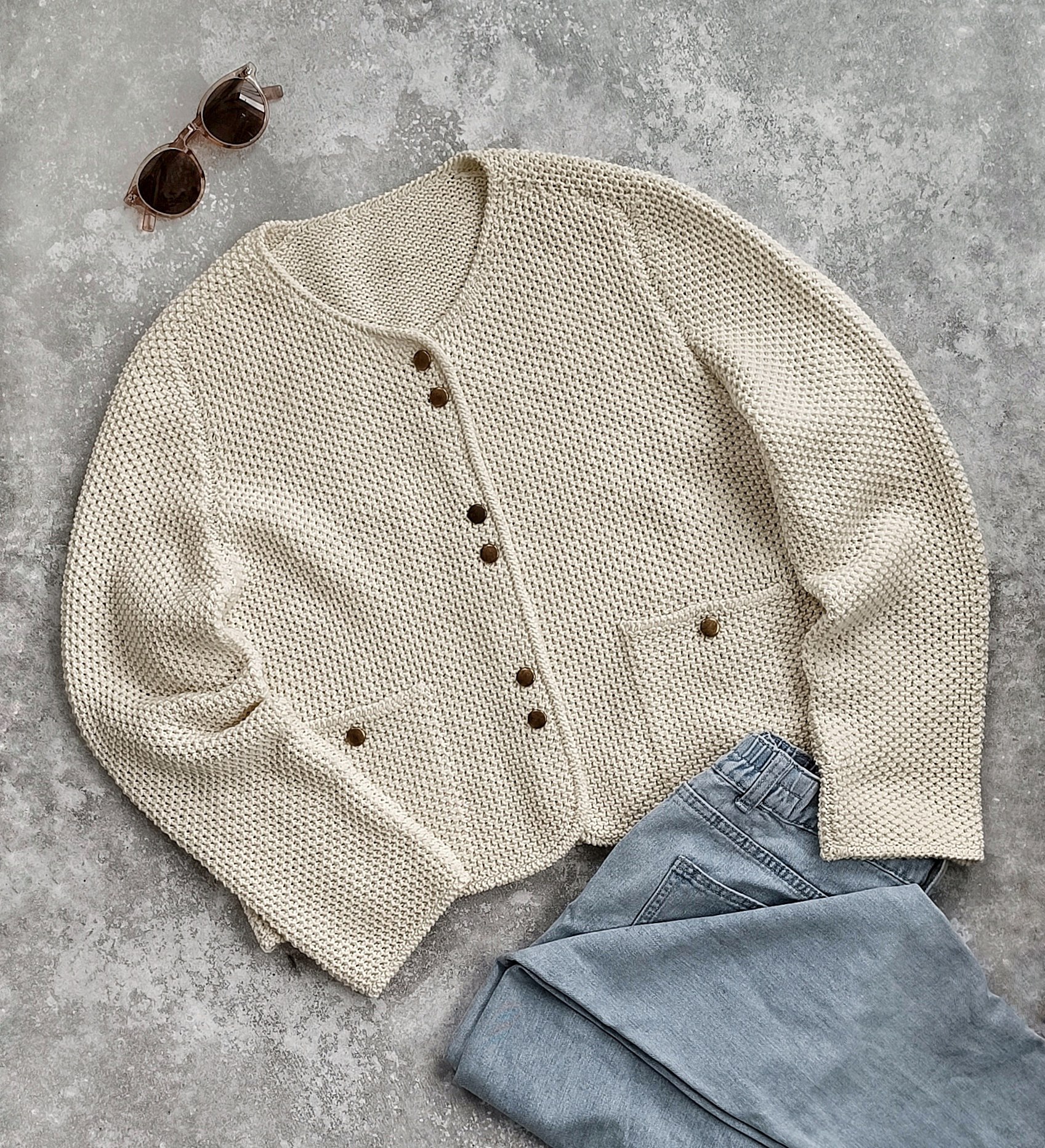 Совместное вязание жакета "Мелисса"