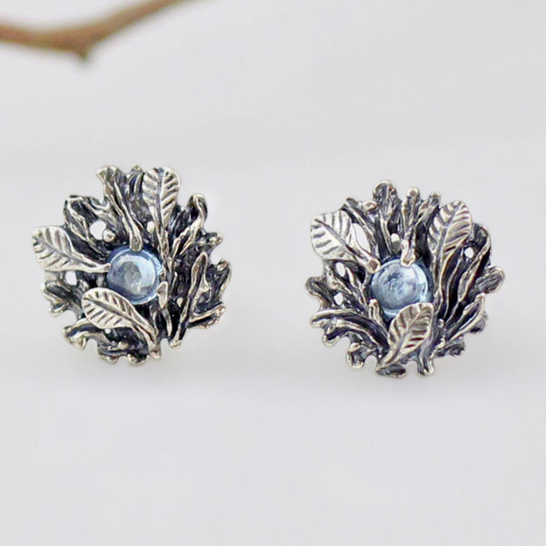 Dryads - earrings topaz