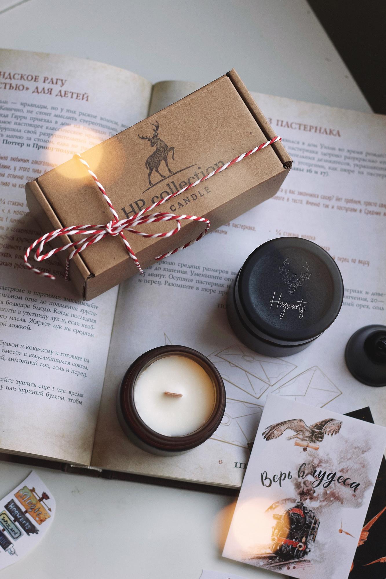 Набор из двух свечей в стекле HARRY POTTER collection