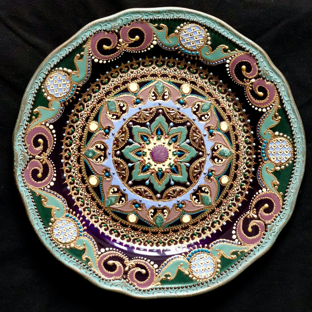 Тарелка декоративная Lotus Lake