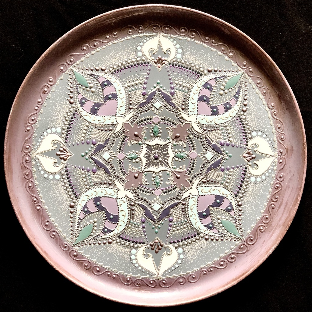 Тарелка декоративная Flowering almonds