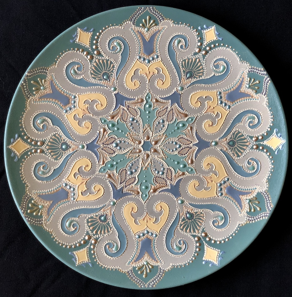 Тарелка декоративная Рastel patterns