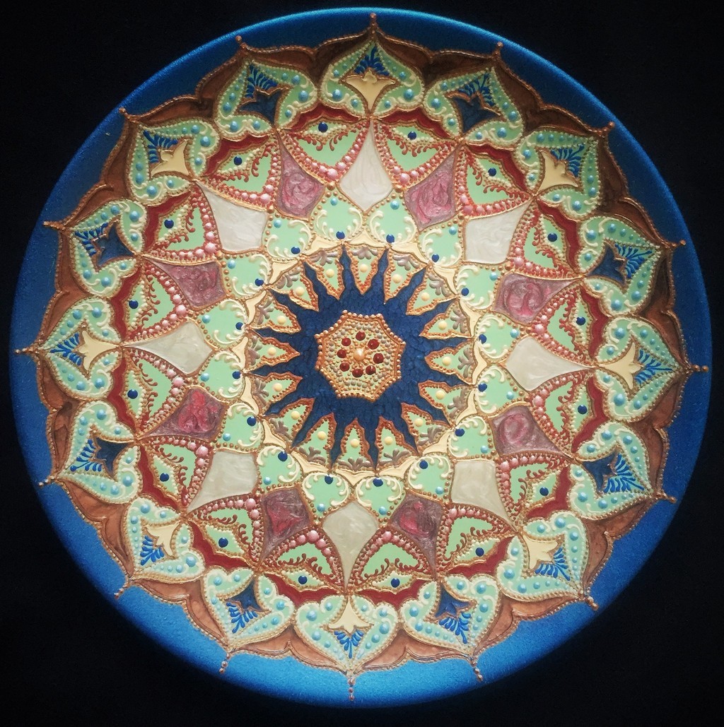 Тарелка декоративная Night pharaon