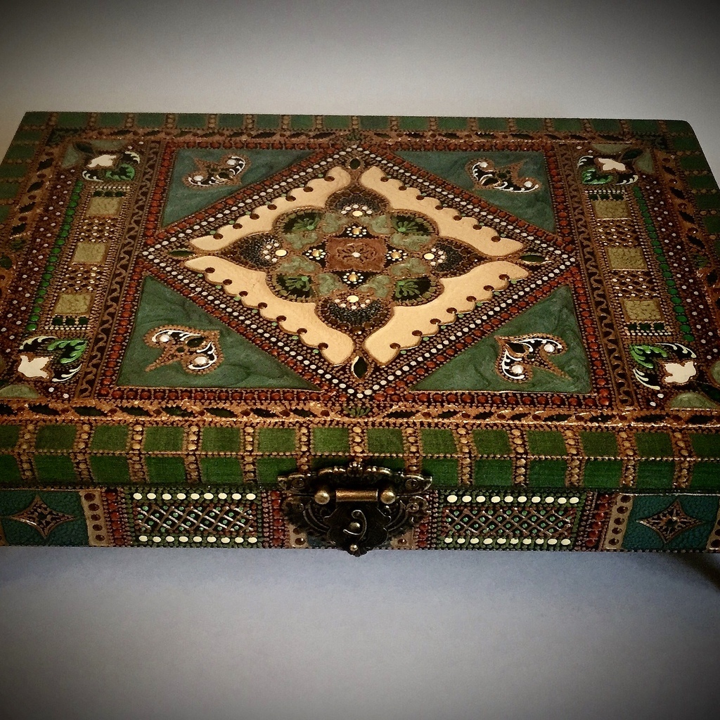 Шкатулка декоративная Malachite Evening