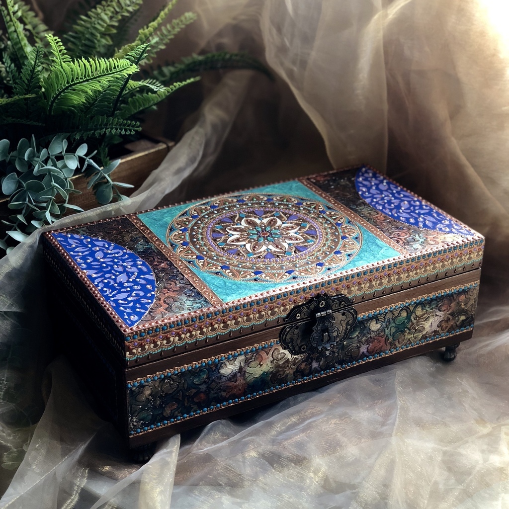 Шкатулка декоративная Emerald blast