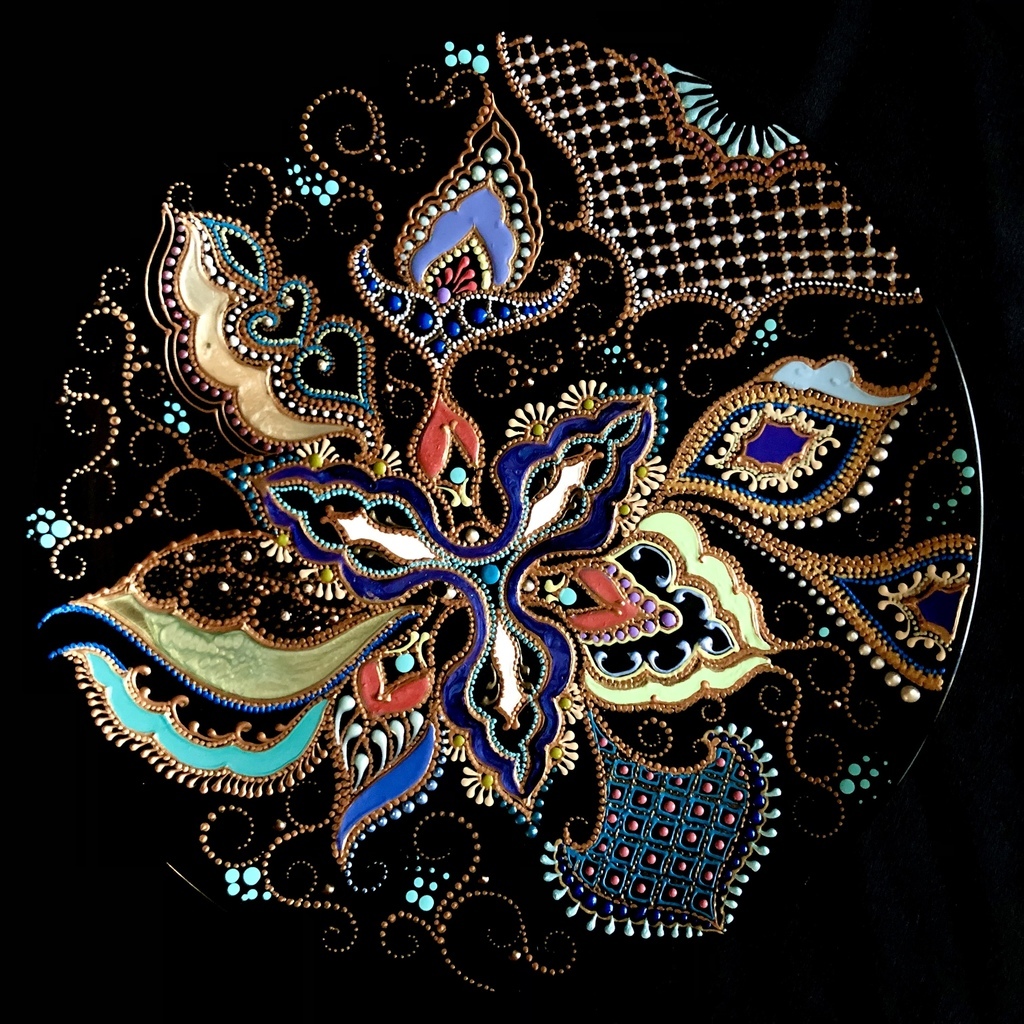 Тарелка декоративная Altair flowers