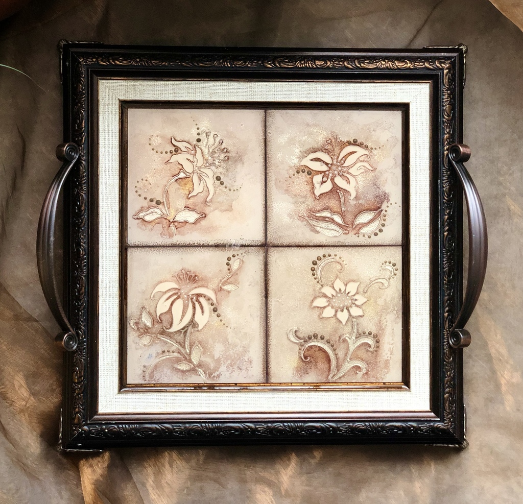 Поднос  Beige garden