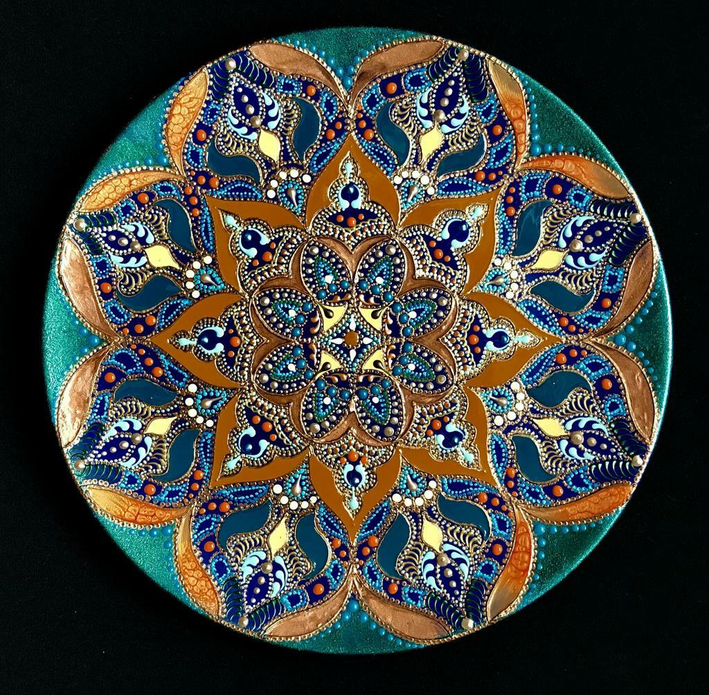 Тарелка декоративная Путешествие в Тибет