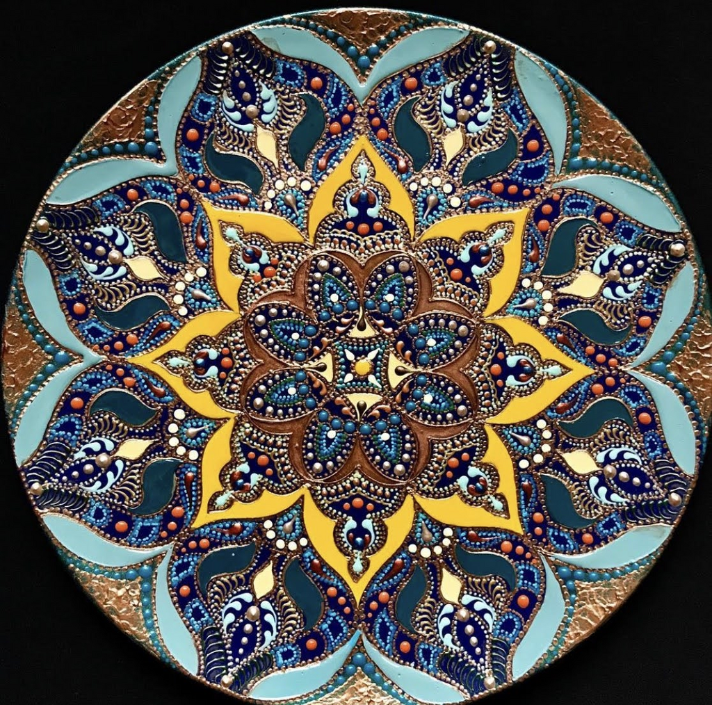 Тарелка декоративная Winter sun