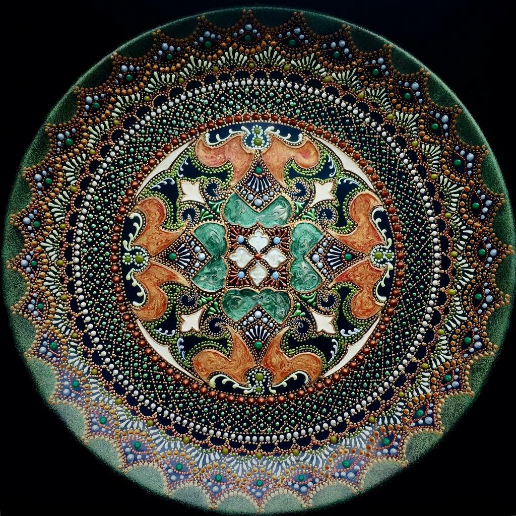 Тарелка декоративная Magic garden