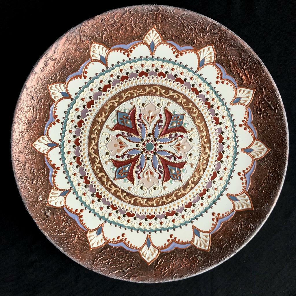 Тарелка декоративная Brass symphony