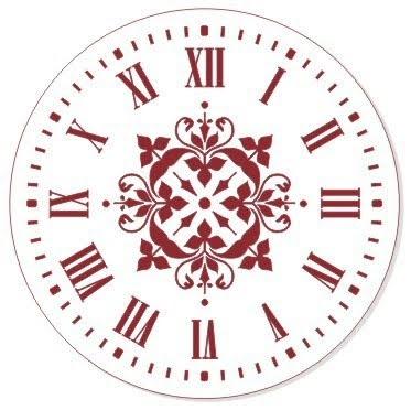 Трафарет Циферблат  D30 см