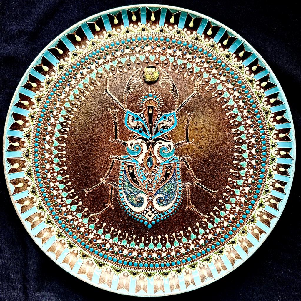 Тарелка декоративная из серии "Меч дракона"