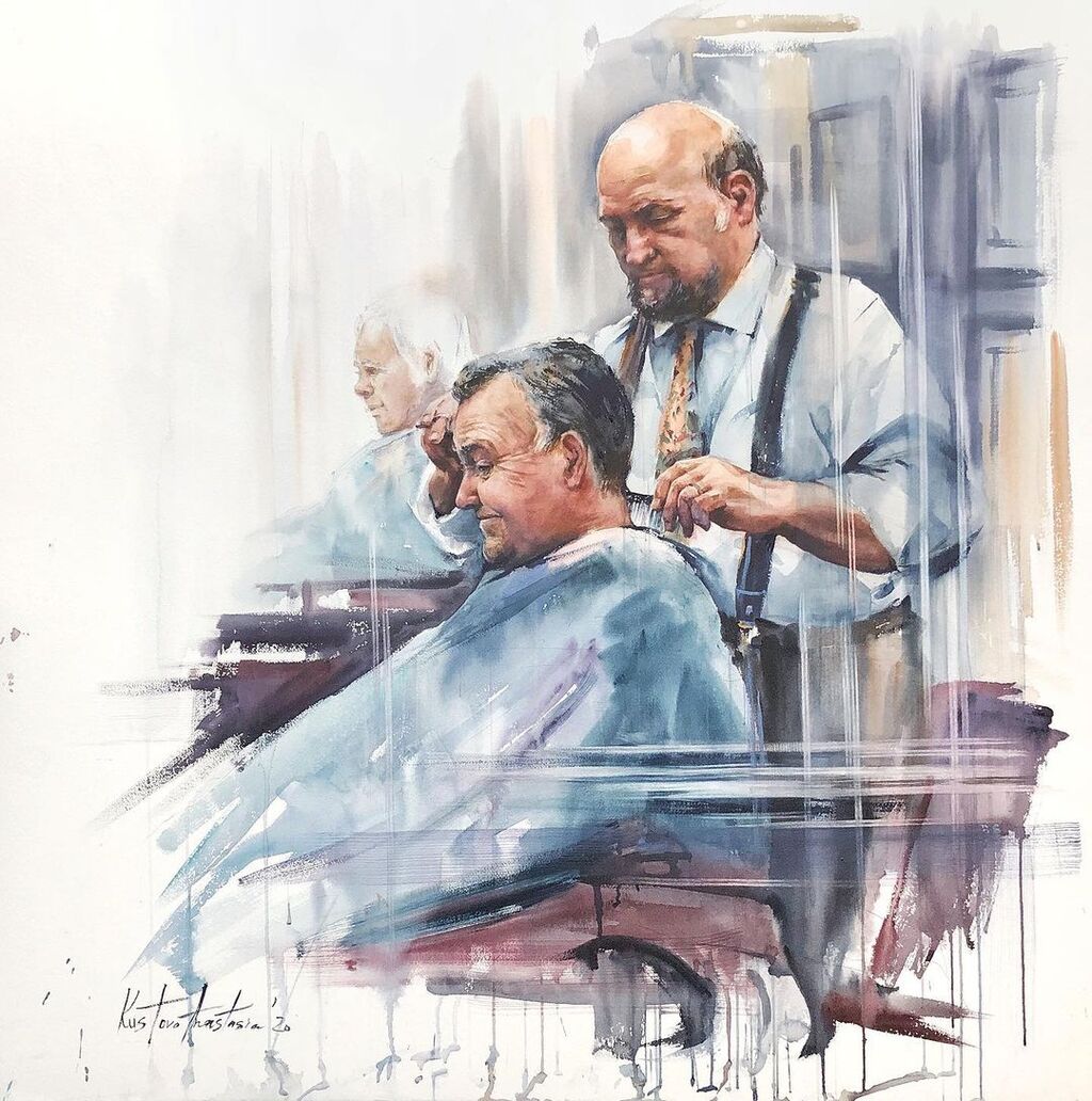 Картина “Barber shop”