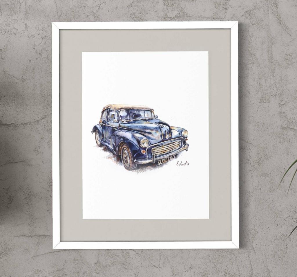 Картина “Blue car”