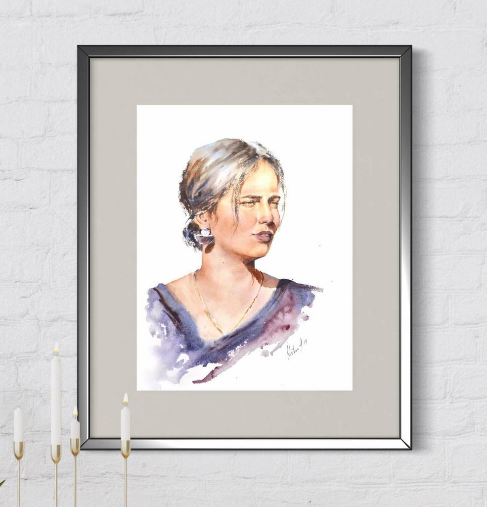 Картина “Young woman”