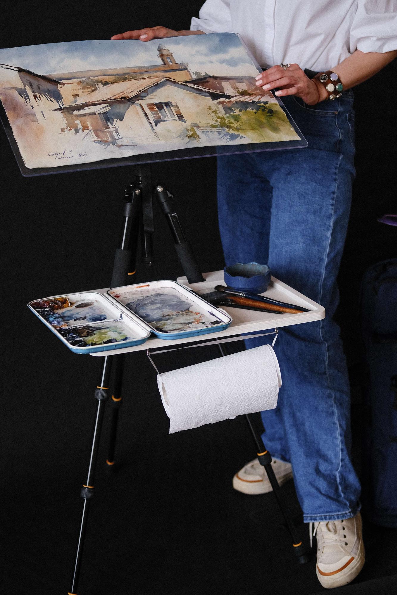 СЕТ Большой. Штатив + полка + планшет 40х58см