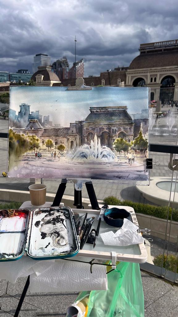 Картина  "Павелецкий вокзал”