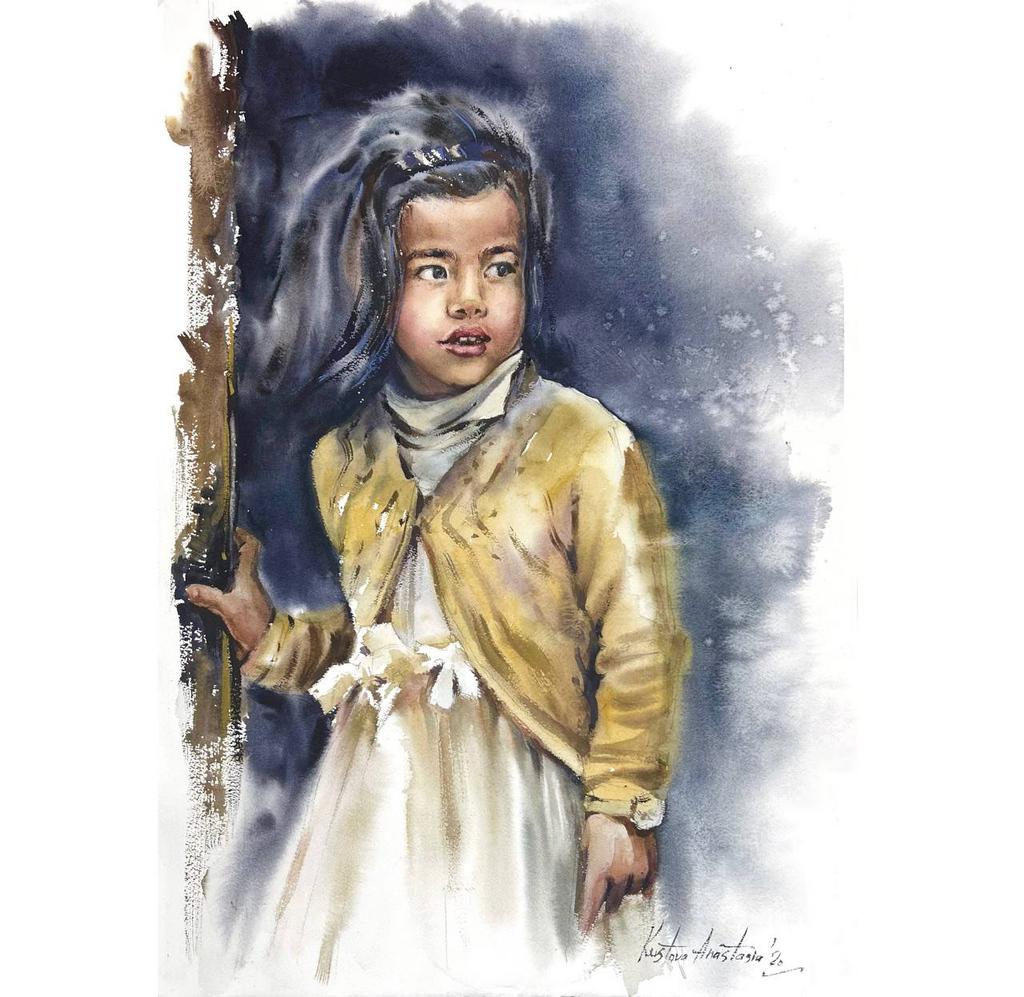 Картина  "Девочка из Непала”