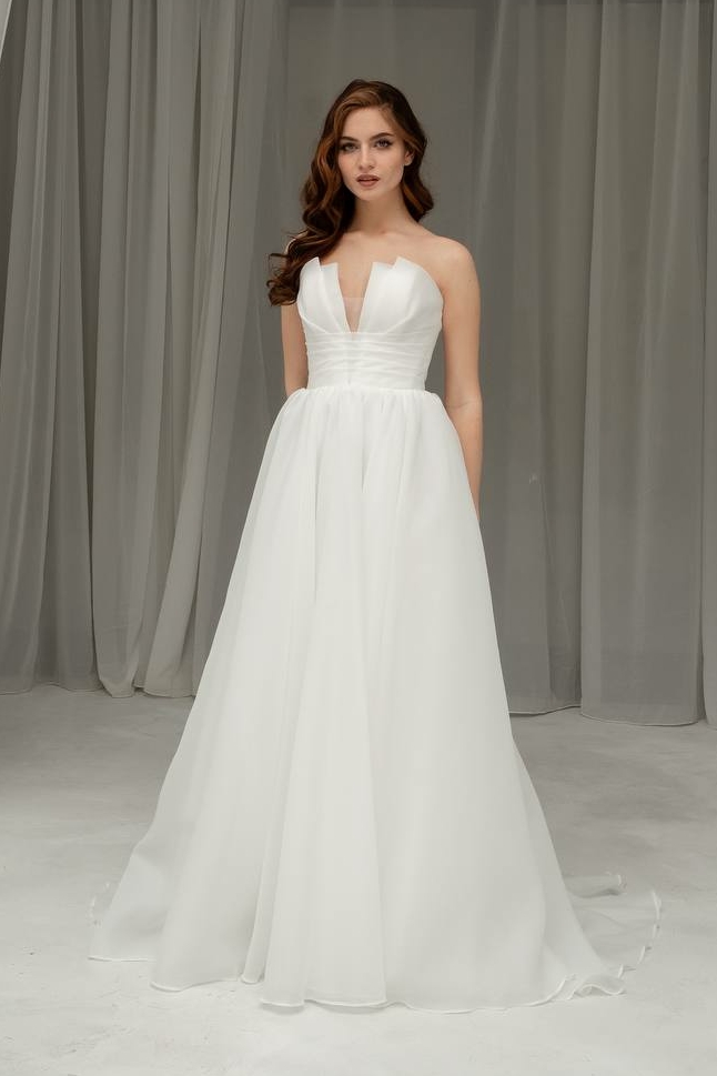 Свадебное платье Никки с рукавами