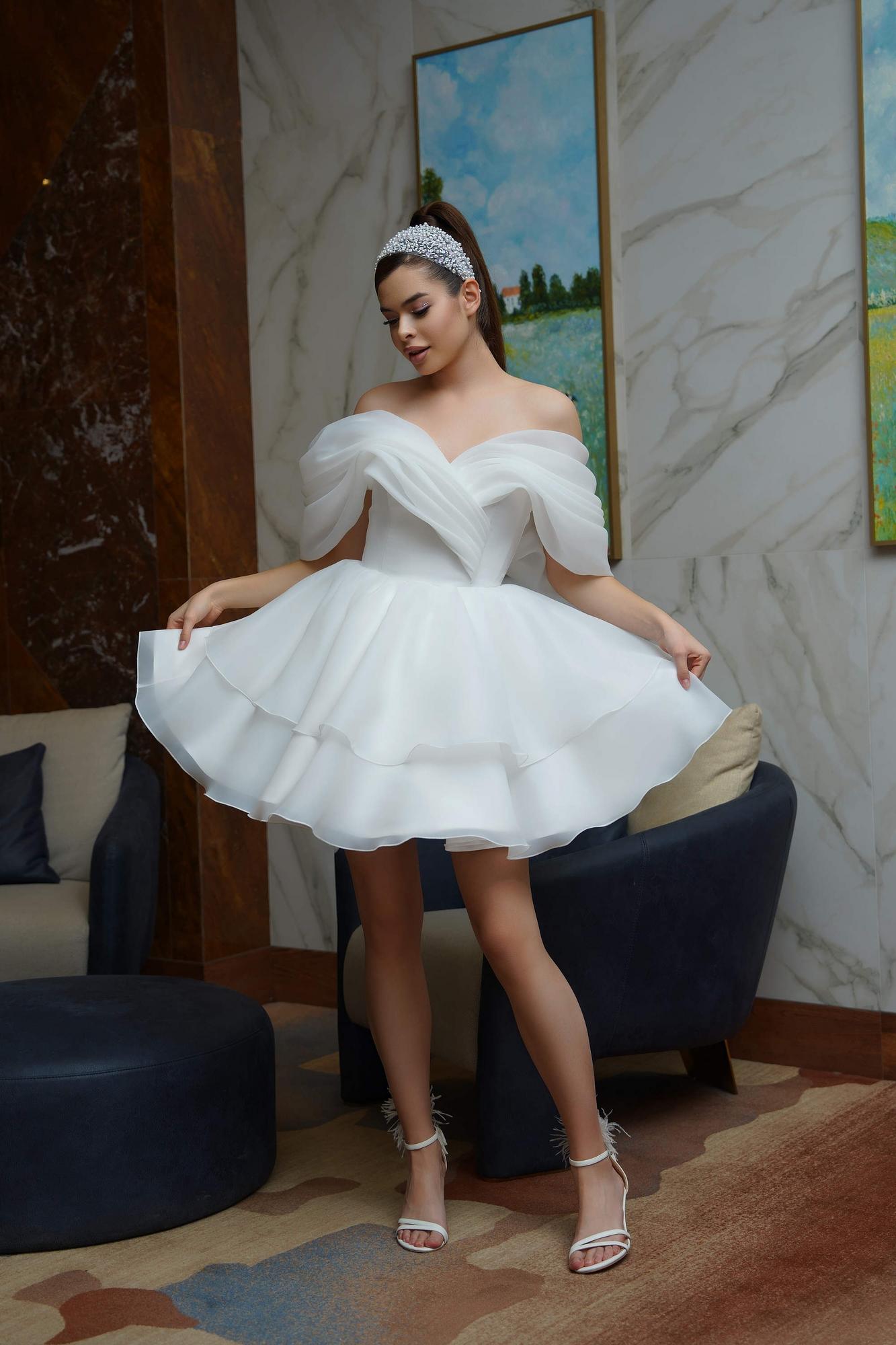 Свадебное платье Флай органза