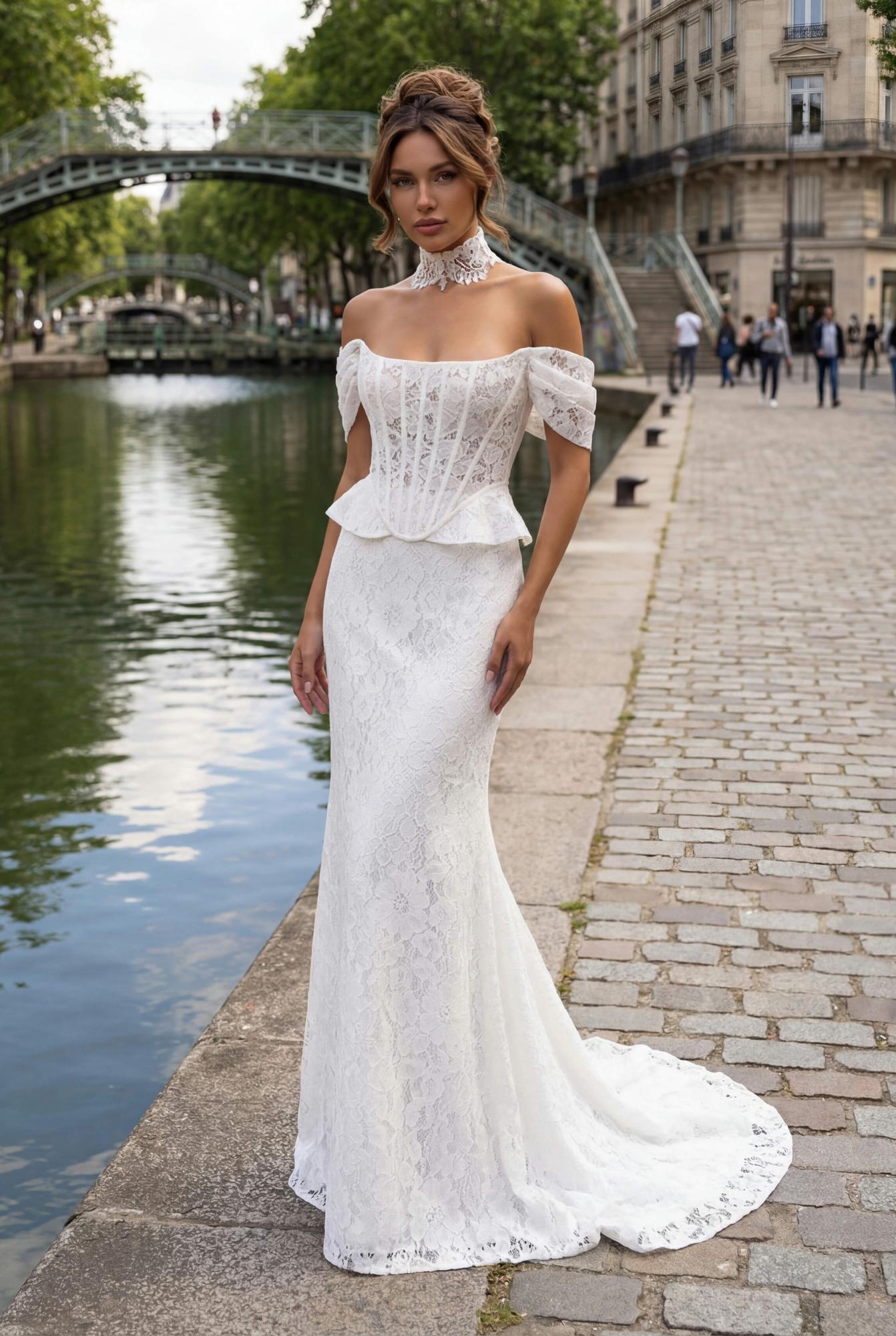 Свадебное платье Стефания 2 (корсет +юбка)