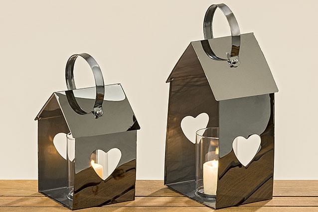 Набор из 2-х подсвечников "Домики"